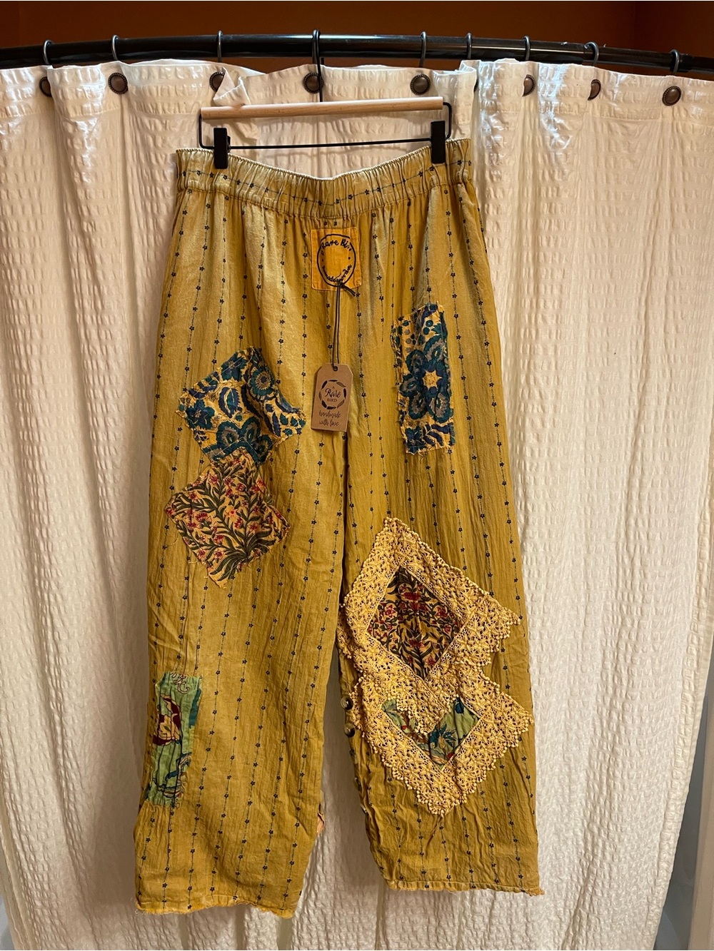 Reversible Bohemian Wide-Leg Pants - Picture 4 of 4